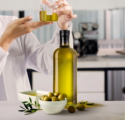 Immagine pubblicitaria olio e ricerca